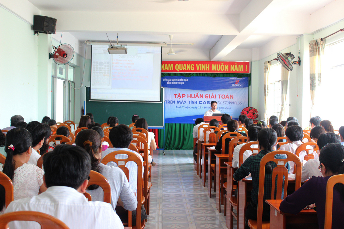 Giáo viên tham gia tập huấn tại tỉnh Bình Thuận
