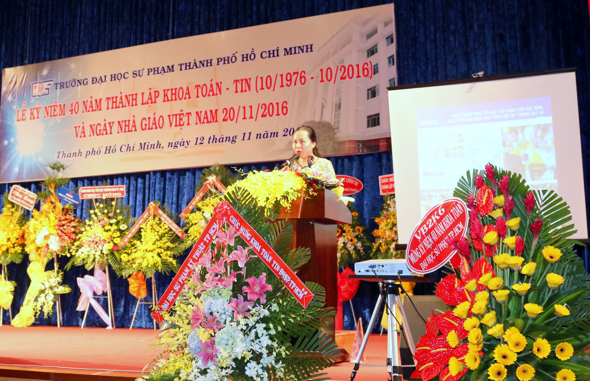 TGĐ BITEX - Bà Trần Thanh Thảo phát biểu tại buổi lễ