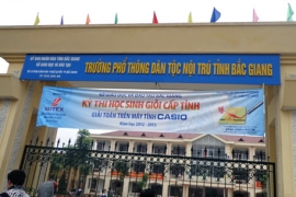 Kỳ thi giải toán trên máy tính Casio Tỉnh Bắc Giang năm học 2012-2013