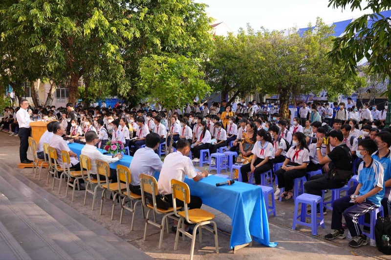 415 thí sinh tỉnh Long An hân hoan tham dự khai mạc cuộc thi "Học Sinh Giỏi Toán Trên Máy Tính Cầm Tay"