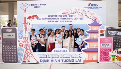 Sôi động cuộc thi "Học sinh giỏi giải toán trên máy tính cầm tay" tỉnh An Giang năm học 2023 - 2024