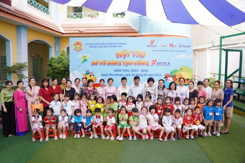 Sân chơi nghệ thuật mầm non “Bé Vẽ Sáng Tạo Cùng BITEX” quận Phú Nhuận