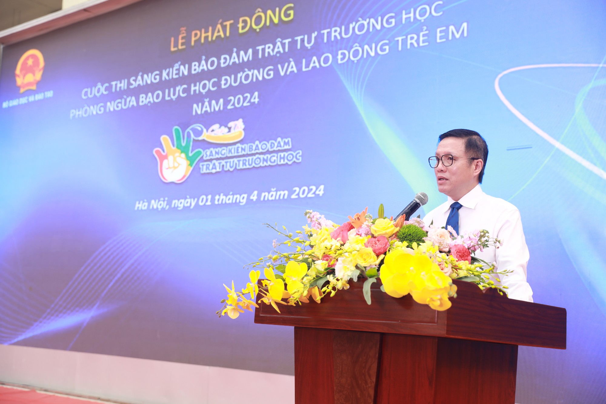 Ông Nguyễn Xuân Dũng, Chủ tịch HĐQT Công ty BITEX chia sẻ tại buổi lễ