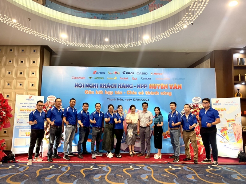 BITEX tham dự Hội nghị khách hàng năm 2024 do NPP Huyên Vân tổ chức tại Thanh Hóa với chủ đề “Gắn kết hợp tác - Chia sẻ thành công”