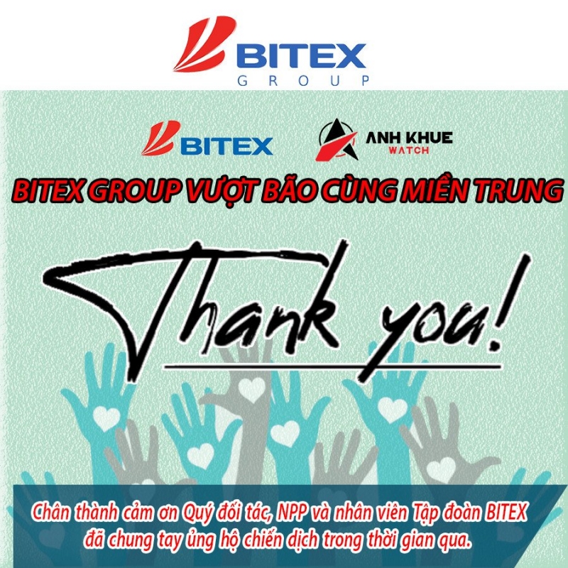 Tổng kết chiến dịch gây quỹ “BITEX Group vượt bão cùng miền Trung”