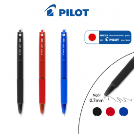 Bút bi PILOT BP-1RT (3 màu) ngòi 0.7mm
