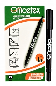 Bút lông dầu mực đen OT-PM002BL (12 cây -hộp)