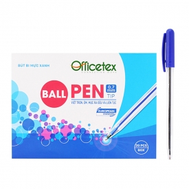 Bút bi mực xanh OT-BP011BU (20 cây-hộp)